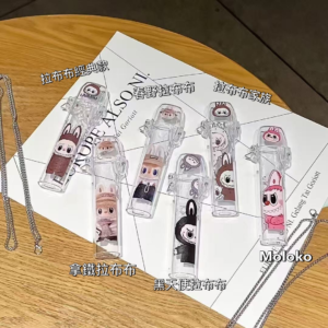 LABUBU 彈蓋主機保護套帶鏈子 / 通用各大品牌主機