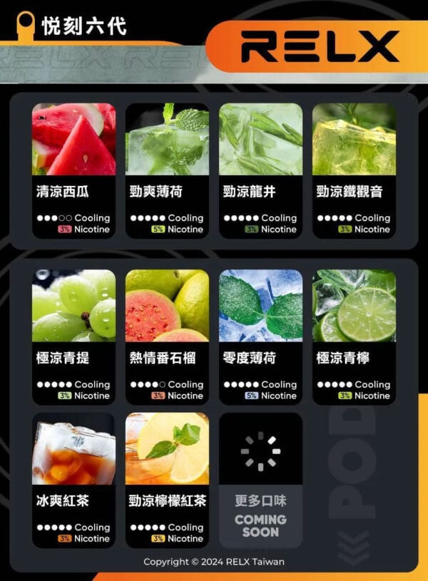 RELX悅刻六代蛋3顆入 / 不通用一代 / 就是這5%薄荷完整了我靈魂