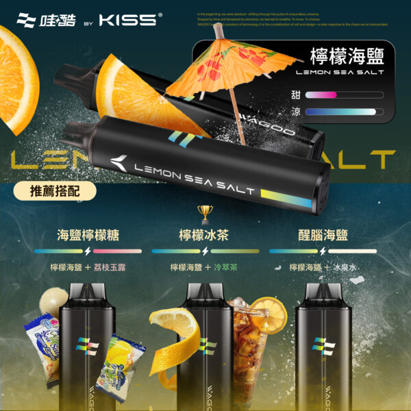 KIS5子品牌WAGOO哇酷一次式6500口 / 可自由混搭探索新口味 / 滿10送1